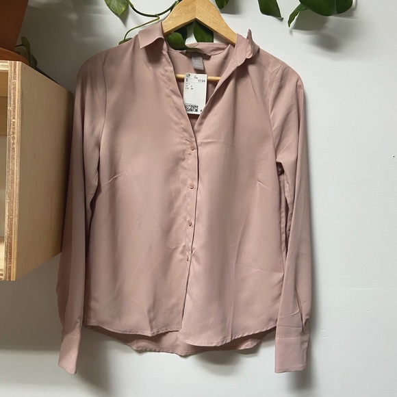 H&M Tops - H&M Blush Pink Blouse | NWT